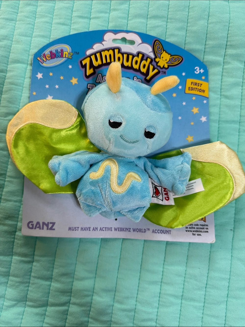 GANZ Blue & Green Zumbuddy Plush Butterfly